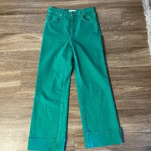 Zara Green Jeans